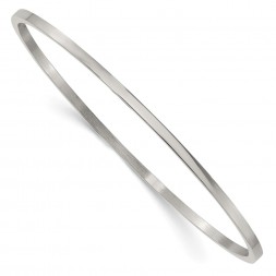 Stainless Steel Polished 2mm Bangle