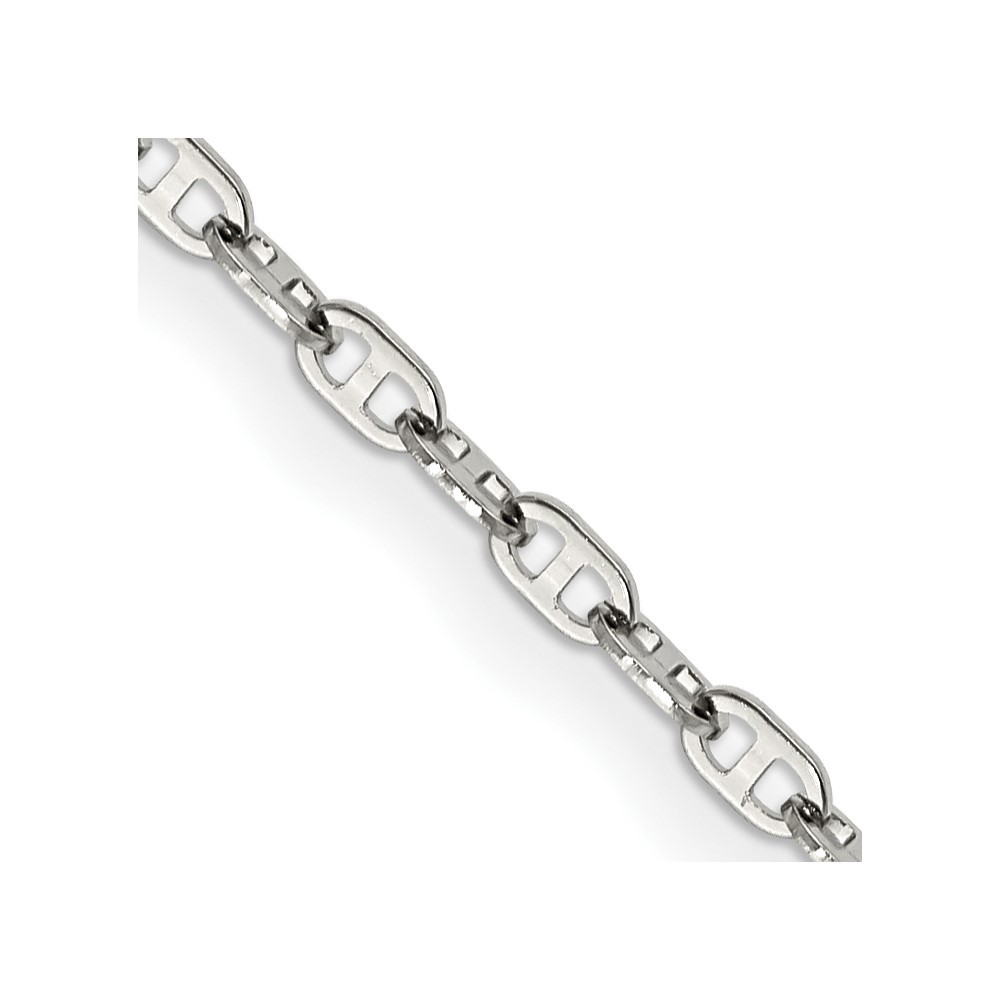 Stainless Steel Polished 2.75mm 22in Anchor Chain