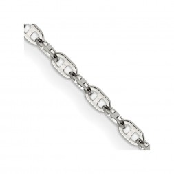 Stainless Steel Polished 2.75mm 16in Anchor Chain