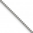 Stainless Steel Polished 1.5mm 18in Box Chain