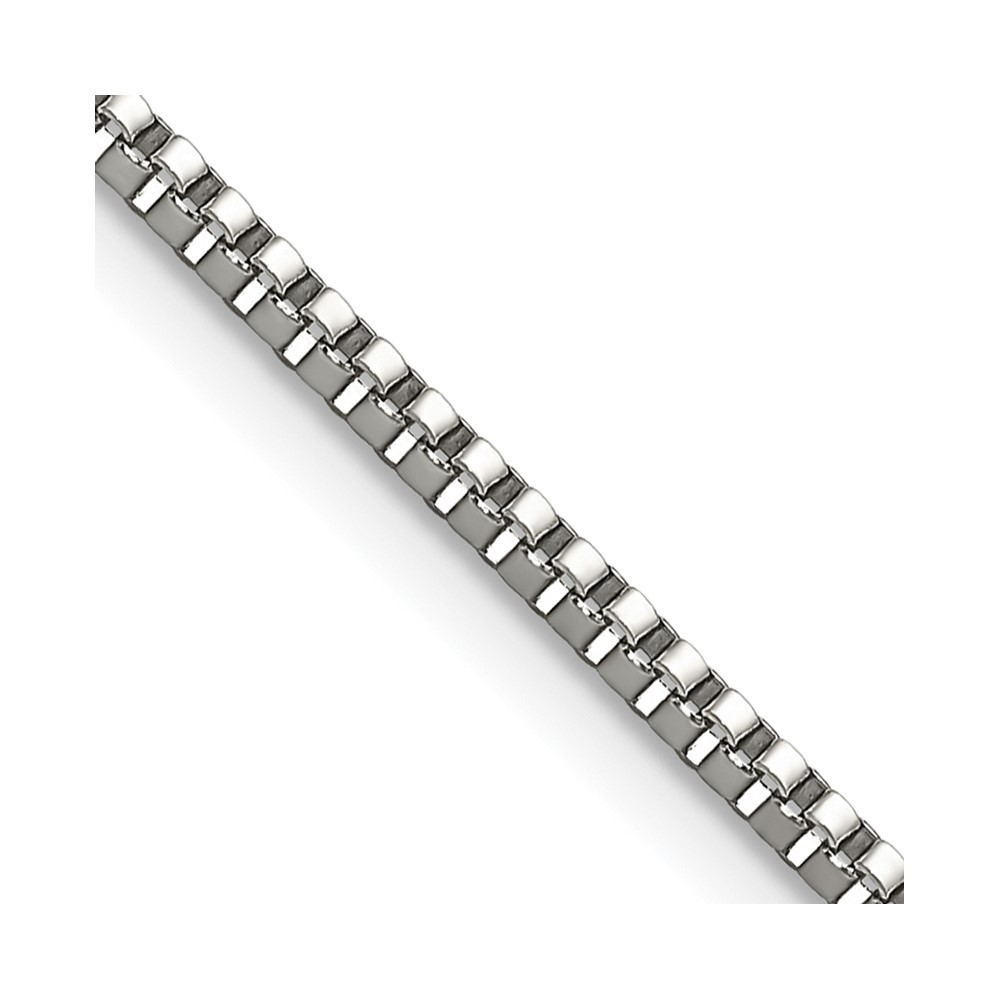 Stainless Steel Polished 2mm 22in Box Chain
