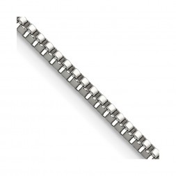 Stainless Steel Polished 2mm 24in Box Chain
