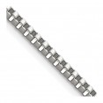 Stainless Steel Polished 2.4mm 18in Box Chain