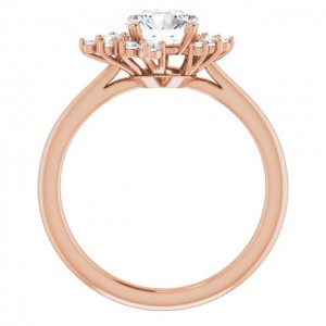 14K  Rose Gold Lab-Grown Diamond  Engagement Ring (1.00ctw)