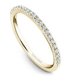 Noam Carver Yellow Gold Matching Band With 21 Diamonds
