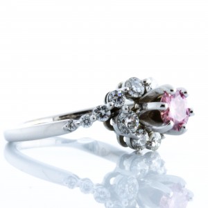 Pink and White Diamond Ring (1.50ctw)