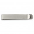 Stainless Steel Brushed Tie Bar / Money Clip