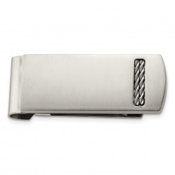 Stainless Steel Brushed Money Clip