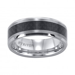 8Mm Cf Crbnfbr Gry/Tungsten Band