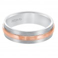 Flat Satin And Soft Sand Finished Flat Edges Comfort Fit Wedding Band