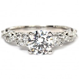 18K White Gold And Diamond Semi-Mount Engagement Ring (INS7074R-GOLD)