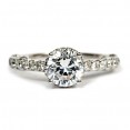 18K White Gold Diamond Semi-Mount Engagement Ring by Verragio (PAR-3075)