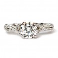 14K White Gold Diamond Semi-Mount Engagement Ring by Verragio