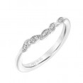 Lilac Diamond Wedding Band