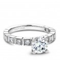 Noam Carver White Gold Engagement Ring With 12 Diamonds