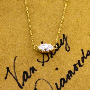 Marquise Solitaire Pendant (.52ct)
