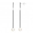 14K WG 7-8MM FWCP earrings