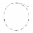 Sterling Silver Lilac 4.5-5.5MM Potato FWCP and Crystal  Tin Cup NK 14
