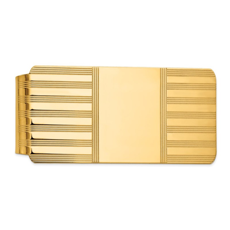 14k Men's Polished Money Clip