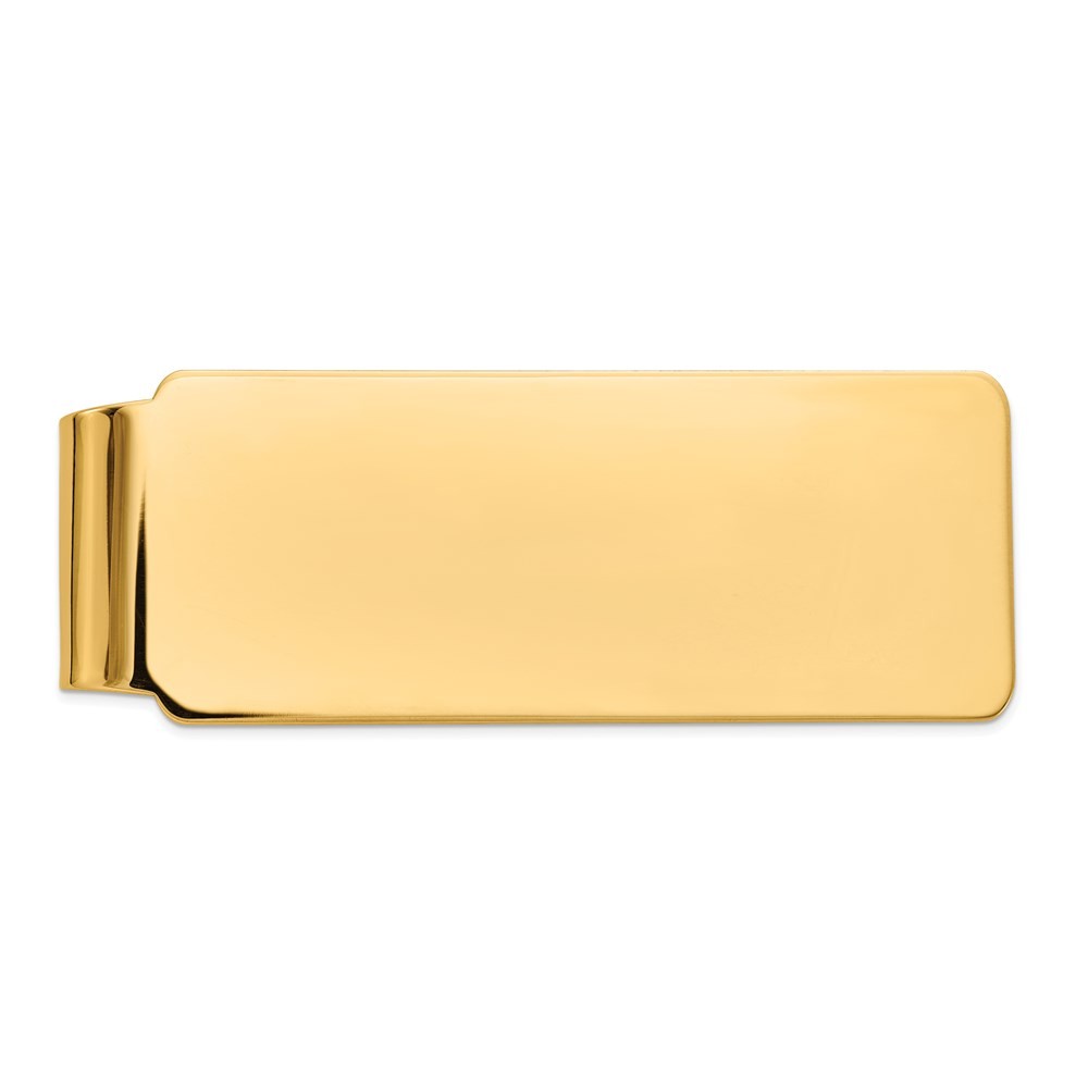 14k Men's Polished Money Clip