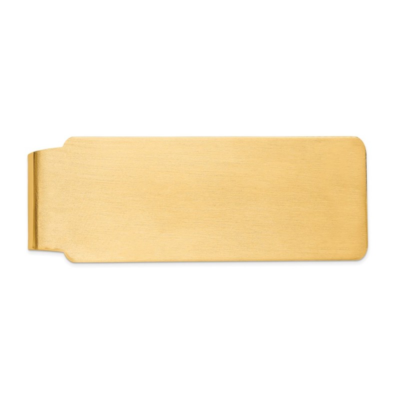 14k Men's Satin Finish Money Clip