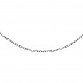 Silver Italian Cable Adjastable Link Chain