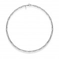 Sterling Silver Italian Cable Men'S Vintage Razior Link Bracelet
