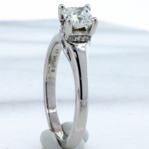 Diamond Princess Cut Solitaire (.70ct)