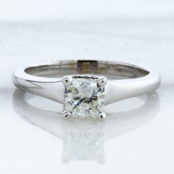 Diamond Princess Cut Solitaire (.70ct)