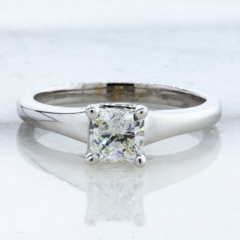 Diamond Princess Cut Solitaire (.70ct)