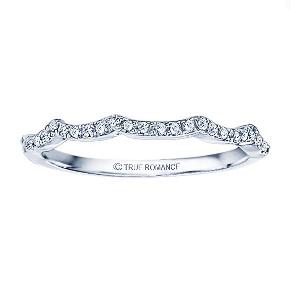 Rm1406-14k Rose Gold Round Cut Halo Diamond Infinity Semi Mount Engagement Ring