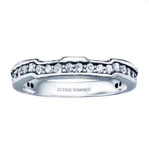 Rm576-14k White Gold Classic Semi Mount Engagement Ring