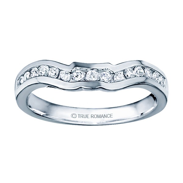 Rm946-14k White Gold Classic Semi Mount Engagement Ring