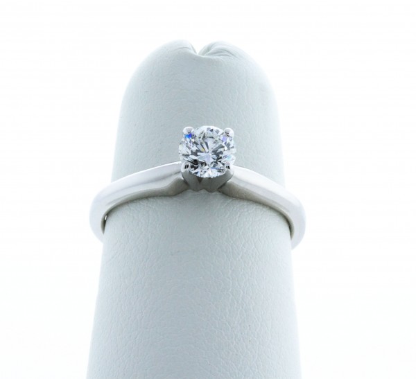 Classic Estate Round Diamond Solitaire (.46ct)