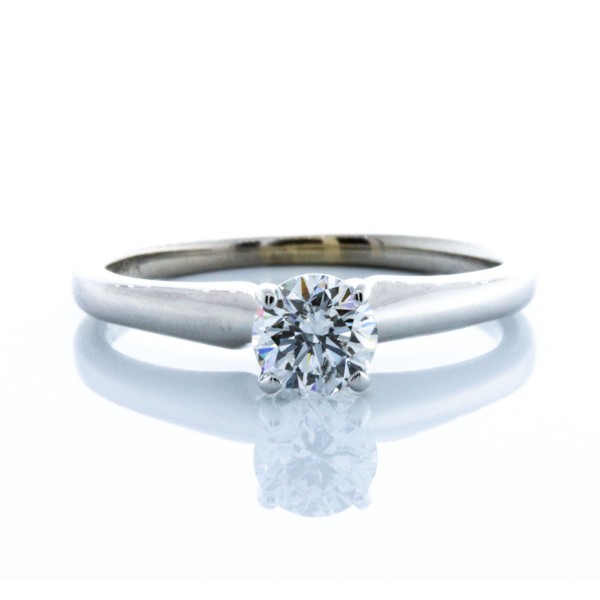 Classic Estate Round Diamond Solitaire (.46ct)