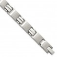 Stainless Steel Brushed and Polished 8.5in Bracelet