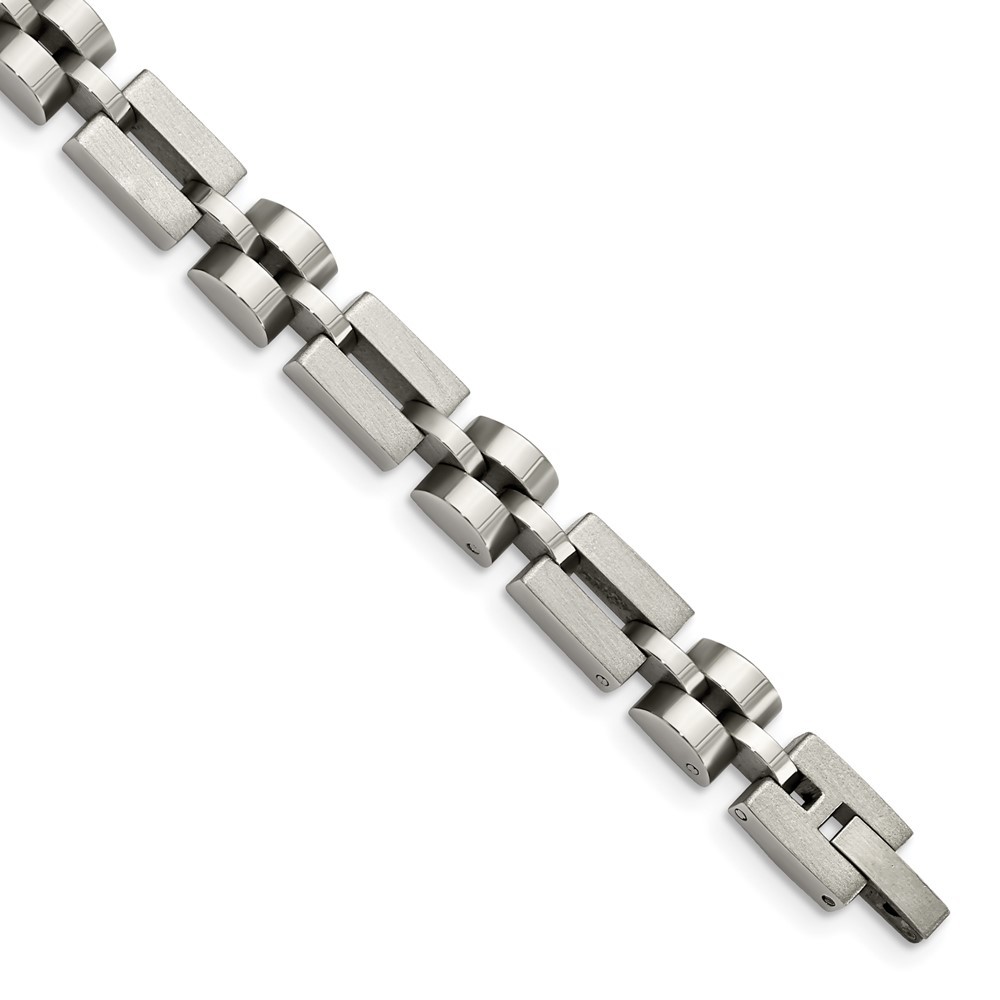 Stainless Steel Brushed and Polished 8.25in Bracelet