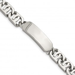 Stainless Steel Polished 8.75in ID Bracelet