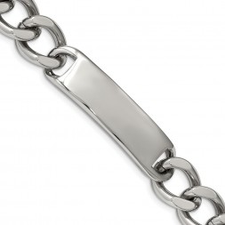 Stainless Steel Polished 8.75in ID Bracelet