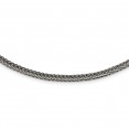 Stainless Steel Polished and Antiqued 3.75mm 22in Franco Chain