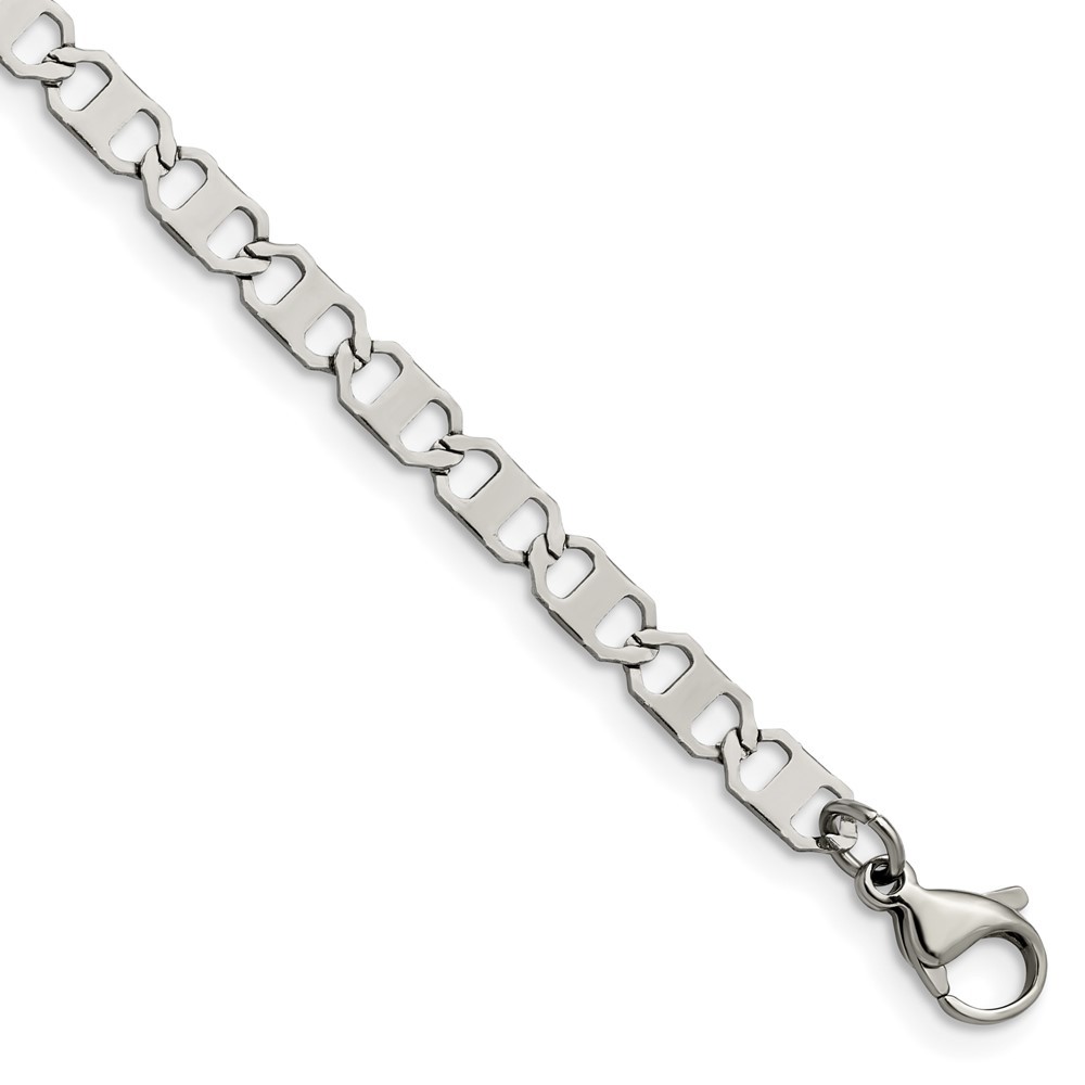 Stainless Steel Polished 5mm 7.5in Anchor Chain