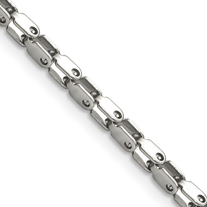 Stainless Steel Polished Fancy Link 20in Chain