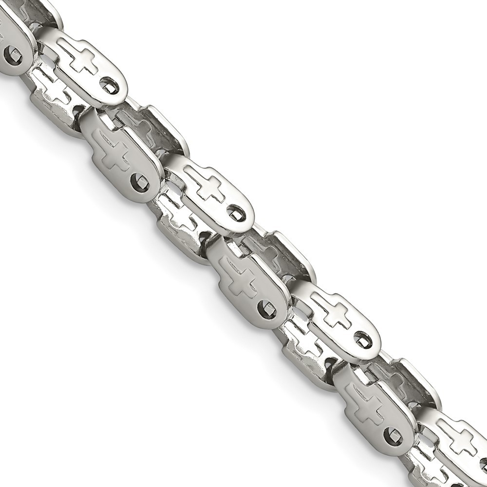 Stainless Steel Polished Fancy Link 20in Chain