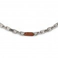 Stainless Steel Polished Brown IP-plated 24in Necklace