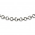 Stainless Steel Polished Circle Link 20in Necklace