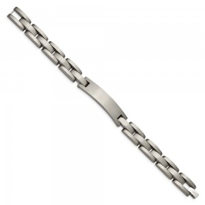 Titanium Brushed 8.75in ID Bracelet