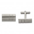 Titanium Brushed Cuff Links