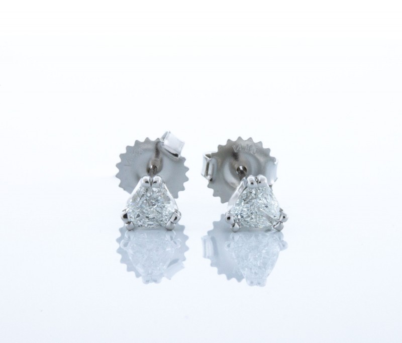 Diamond Trillion Studs (.48ctw.)